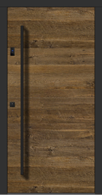 Entrance Door Old Wood H401 4E