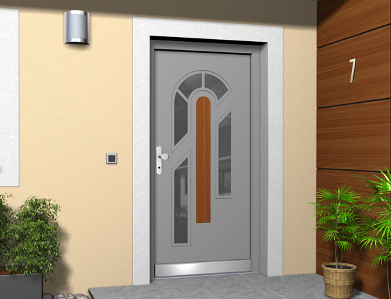 Wood-Alu Entrance Doors - CLASSIC