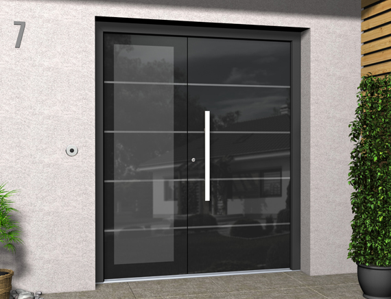 Wood-Alu Entrance Doors - VETRO