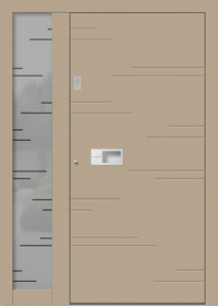 Entrance Door Modern HA142